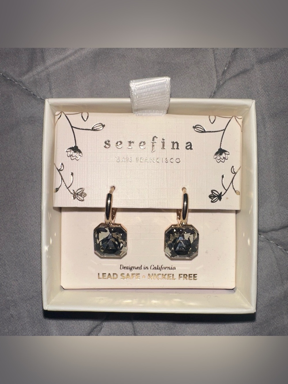Serefina Gold & Silver Drop Earrings - NWT